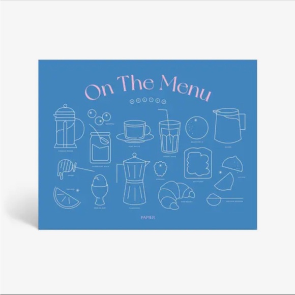 papier Other - NWT PAPIER WEEKLY MENU / GROCERY LIST